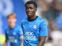 Kwame Poku (11 Peterborough United) looks on during the Sky Bet League 1 match between Peterborough and Wrexham at London Road in Peterborou...