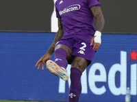 Domilson Cordeiro Dos Santos Dodo of ACF Fiorentina controls the ball during the Italian Serie A football match between ACF Fiorentina and A...