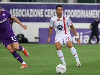 Pedro Pereira of AC Monza controls the ball during the Italian Serie A football match between ACF Fiorentina and AC Monza in Florence, Italy...