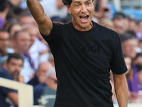 Head Coach Alessandro Nesta of AC Monza looks on during the Italian Serie A football match between ACF Fiorentina and AC Monza in Florence,...