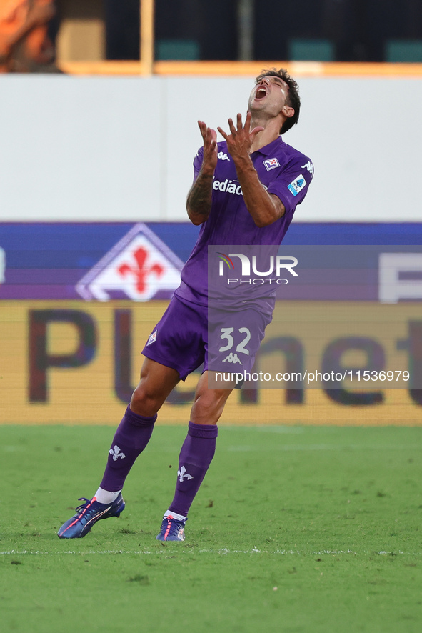 Danilo Cataldi of ACF Fiorentina during the Italian Serie A football match between ACF Fiorentina and AC Monza in Florence, Italy, on Septem...