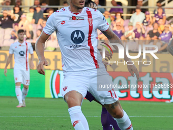 Milan Djuric of AC Monza controls the ball during the Italian Serie A football match between ACF Fiorentina and AC Monza in Florence, Italy,...