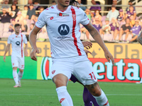 Milan Djuric of AC Monza controls the ball during the Italian Serie A football match between ACF Fiorentina and AC Monza in Florence, Italy,...