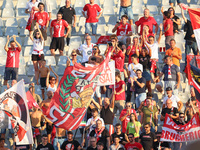 Supporters of AC Monza during the Italian Serie A football match between ACF Fiorentina and AC Monza in Florence, Italy, on September 1, 202...