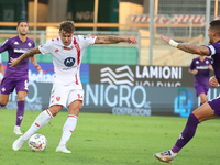 Daniel Maldini of AC Monza controls the ball during the Italian Serie A football match between ACF Fiorentina and AC Monza in Florence, Ital...