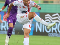 Daniel Maldini of AC Monza controls the ball during the Italian Serie A football match between ACF Fiorentina and AC Monza in Florence, Ital...