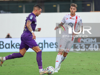 Daniel Maldini of AC Monza during the Italian Serie A football match between ACF Fiorentina and AC Monza in Florence, Italy, on September 1,...