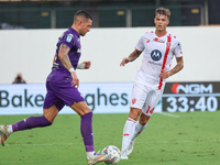 Daniel Maldini of AC Monza during the Italian Serie A football match between ACF Fiorentina and AC Monza in Florence, Italy, on September 1,...