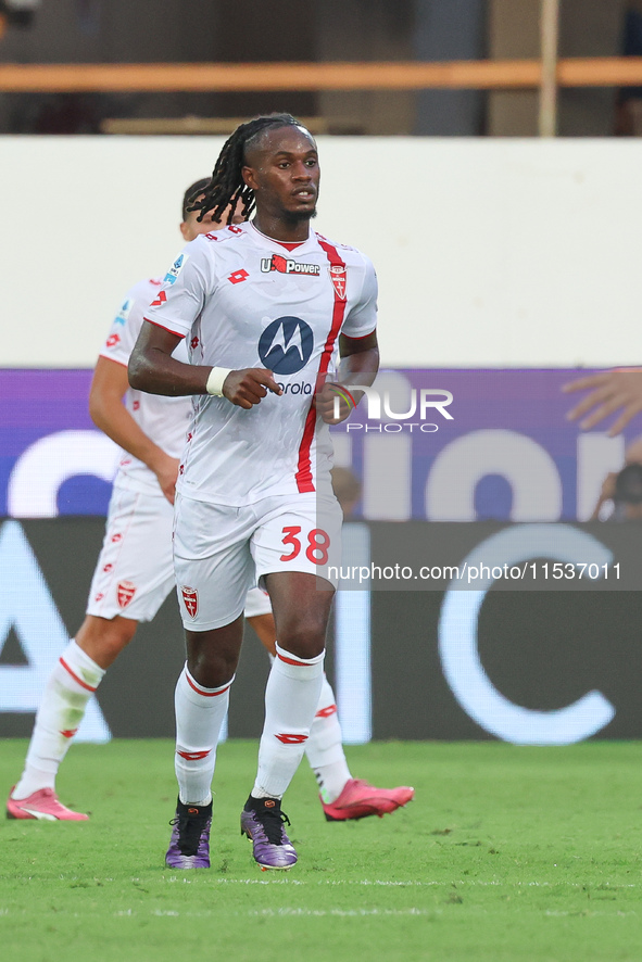 Warren Bondo of AC Monza during the Italian Serie A football match between ACF Fiorentina and AC Monza in Florence, Italy, on September 1, 2...