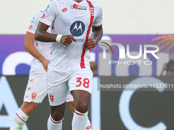 Warren Bondo of AC Monza during the Italian Serie A football match between ACF Fiorentina and AC Monza in Florence, Italy, on September 1, 2...