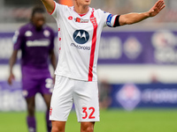 Matteo Pessina of AC Monza gestures during the Serie A Enilive match between ACF Fiorentina and AC Monza at Stadio Artemio Franchi on Septem...