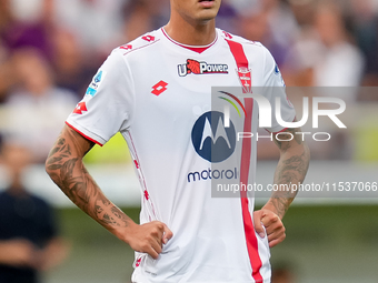 Daniel Maldini of AC Monza looks on during the Serie A Enilive match between ACF Fiorentina and AC Monza at Stadio Artemio Franchi on Septem...