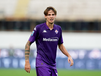 Andrea Colpani of ACF Fiorentina looks on during the Serie A Enilive match between ACF Fiorentina and AC Monza at Stadio Artemio Franchi on...