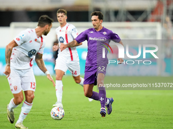 Danilo Cataldi of ACF Fiorentina during the Serie A Enilive match between ACF Fiorentina and AC Monza at Stadio Artemio Franchi on September...