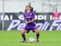 Danilo Cataldi of ACF Fiorentina looks dejected during the Serie A Enilive match between ACF Fiorentina and AC Monza at Stadio Artemio Franc...