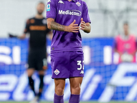 Danilo Cataldi of ACF Fiorentina looks dejected during the Serie A Enilive match between ACF Fiorentina and AC Monza at Stadio Artemio Franc...