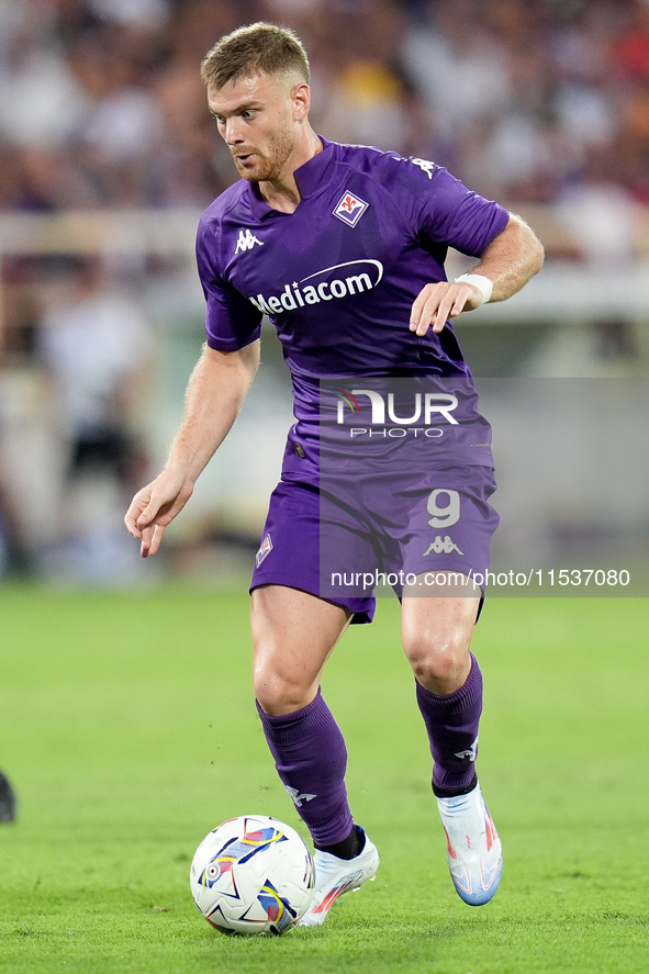 Lucas Beltran of ACF Fiorentina during the Serie A Enilive match between ACF Fiorentina and AC Monza at Stadio Artemio Franchi on September...