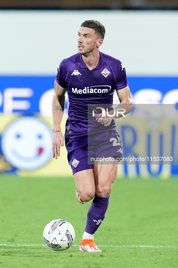 Robin Gosens of ACF Fiorentina during the Serie A Enilive match between ACF Fiorentina and AC Monza at Stadio Artemio Franchi on September 0...