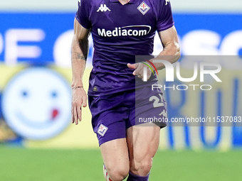 Robin Gosens of ACF Fiorentina during the Serie A Enilive match between ACF Fiorentina and AC Monza at Stadio Artemio Franchi on September 0...