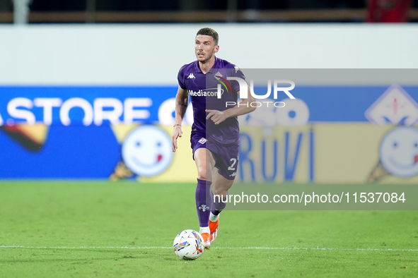 Robin Gosens of ACF Fiorentina during the Serie A Enilive match between ACF Fiorentina and AC Monza at Stadio Artemio Franchi on September 0...