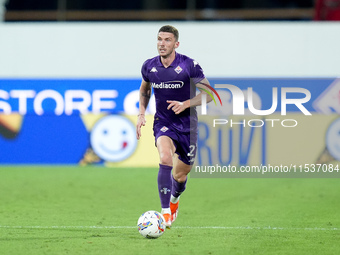 Robin Gosens of ACF Fiorentina during the Serie A Enilive match between ACF Fiorentina and AC Monza at Stadio Artemio Franchi on September 0...