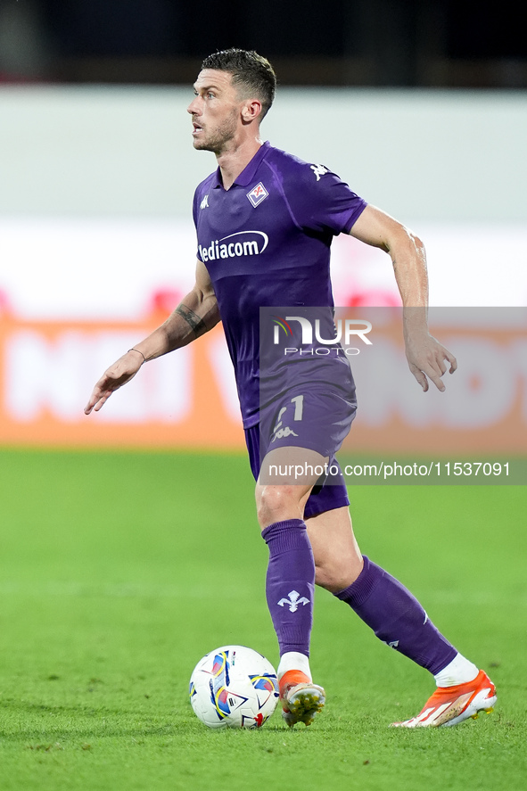 Robin Gosens of ACF Fiorentina during the Serie A Enilive match between ACF Fiorentina and AC Monza at Stadio Artemio Franchi on September 0...