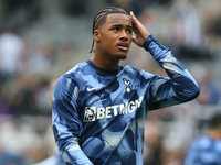 Tottenham Hotspur's Wilson Odobert during the Premier League match between Newcastle United and Tottenham Hotspur at St. James's Park in New...