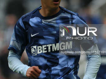 Tottenham Hotspur's Son Heung-Min during the Premier League match between Newcastle United and Tottenham Hotspur at St. James's Park in Newc...