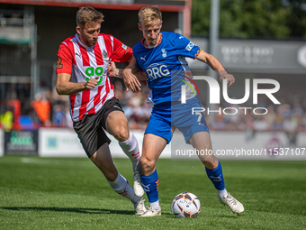 Harry Charsley of Oldham Athletic during the Vanarama National League match between Altrincham and Oldham Athletic at Moss Lane in Altrincha...