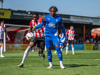 Jes Uchegbulam of Oldham Athletic during the Vanarama National League match between Altrincham and Oldham Athletic at Moss Lane in Altrincha...