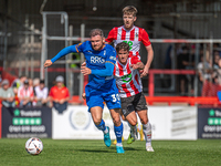 James Norwood of Oldham Athletic during the Vanarama National League match between Altrincham and Oldham Athletic at Moss Lane in Altrincham...