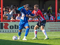 Jes Uchegbulam of Oldham Athletic during the Vanarama National League match between Altrincham and Oldham Athletic at Moss Lane in Altrincha...