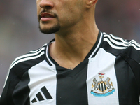 Newcastle United's Bruno Guimaraes during the Premier League match between Newcastle United and Tottenham Hotspur at St. James's Park in New...