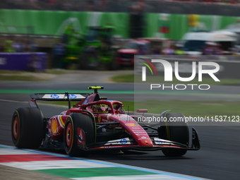 Carlos Sainz of Scuderia Ferrari drives his single-seater during the race of the Italian GP, the 16th round of the Formula 1 World Champions...