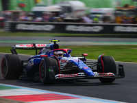 Yuki Tsunoda of Visa Cash-Up Racing Bulls drives his single-seater during the race of the Italian GP, the 16th round of the Formula 1 World...