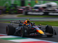 Sergio Perez of Red Bull Racing Honda drives his single-seater during the race of the Italian GP, the 16th round of the Formula 1 World Cham...