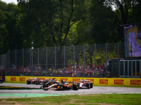 The race of the Italian GP, the 16th round of the Formula 1 World Championship, starts in Autodromo Nazionale di Monza, Monza, Lombardy, Ita...