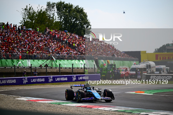 Pierre Gasly of Alpine F1 Team drives his single-seater during the race of the Italian GP, the 16th round of the Formula 1 World Championshi...