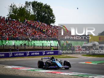 Pierre Gasly of Alpine F1 Team drives his single-seater during the race of the Italian GP, the 16th round of the Formula 1 World Championshi...