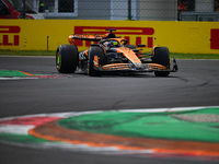 Oscar Piastri of the McLaren F1 Team drives his single-seater during the race of the Italian GP, the 16th round of the Formula 1 World Champ...