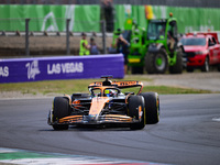 Oscar Piastri of the McLaren F1 Team drives his single-seater during the race of the Italian GP, the 16th round of the Formula 1 World Champ...