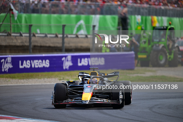 Max Verstappen of Red Bull Racing Honda drives his single-seater during the race of the Italian GP, the 16th round of the Formula 1 World Ch...