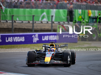 Max Verstappen of Red Bull Racing Honda drives his single-seater during the race of the Italian GP, the 16th round of the Formula 1 World Ch...