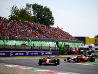 Charles Leclerc of Scuderia Ferrari drives his single-seater during the race of the Italian GP, the 16th round of the Formula 1 World Champi...