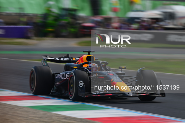 Max Verstappen of Red Bull Racing Honda drives his single-seater during the race of the Italian GP, the 16th round of the Formula 1 World Ch...