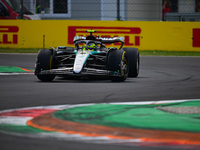 Lewis Hamilton of Mercedes-AMG Petronas F1 Team drives his single-seater during the race of the Italian GP, the 16th round of the Formula 1...