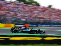 Lewis Hamilton of Mercedes-AMG Petronas F1 Team drives his single-seater during the race of the Italian GP, the 16th round of the Formula 1...