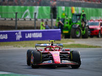 Carlos Sainz of Scuderia Ferrari drives his single-seater during the race of the Italian GP, the 16th round of the Formula 1 World Champions...