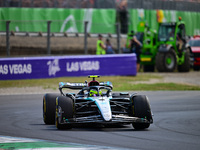 Lewis Hamilton of Mercedes-AMG Petronas F1 Team drives his single-seater during the race of the Italian GP, the 16th round of the Formula 1...