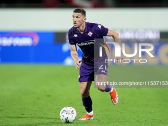 Robin Gosens of ACF Fiorentina during the Serie A Enilive match between ACF Fiorentina and AC Monza at Stadio Artemio Franchi on September 0...